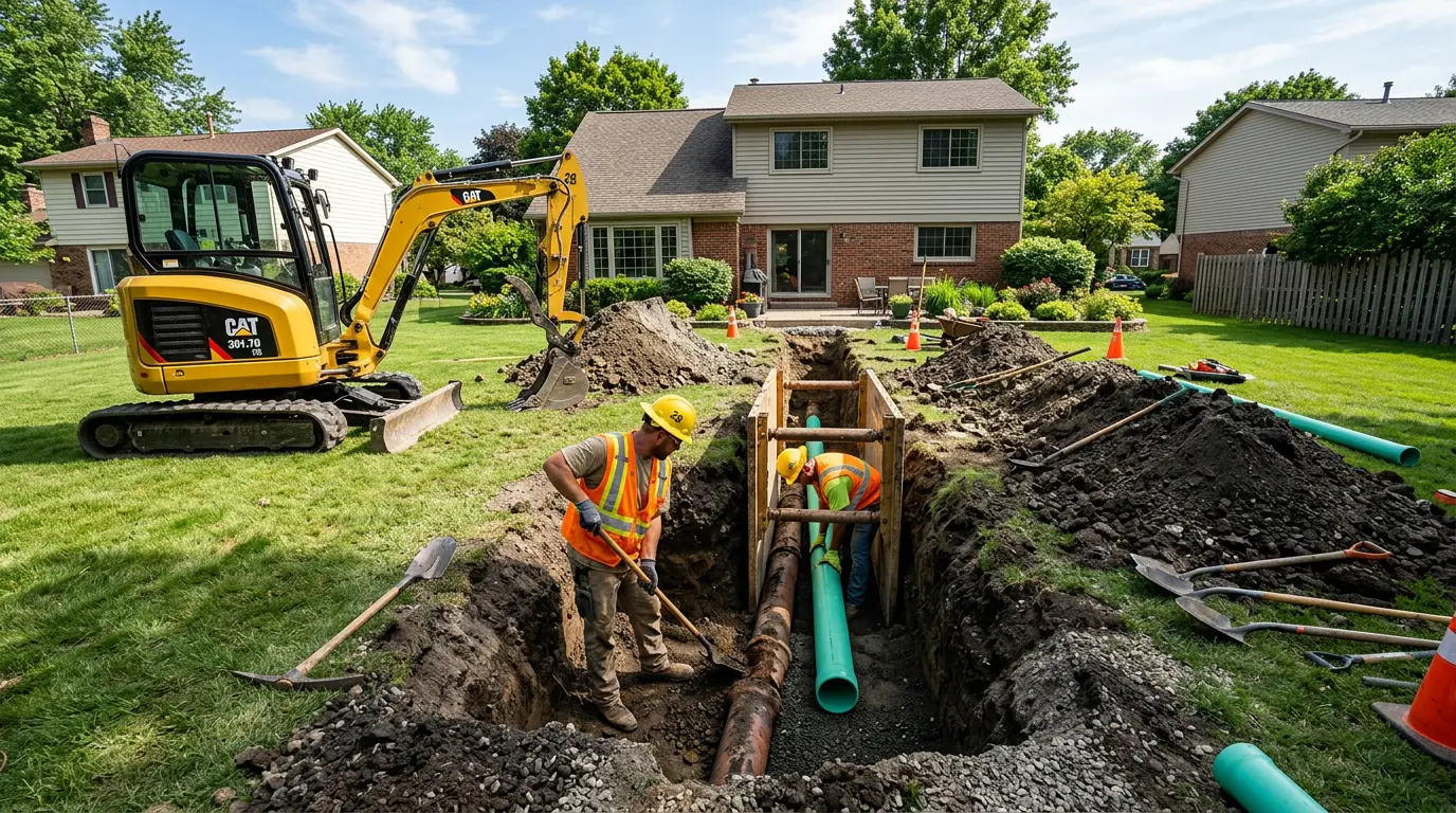 Sewer Cleanout in West York, PA